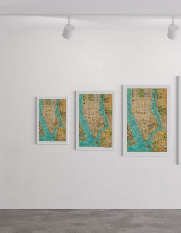 MANHATTAN MAP | limited edition print