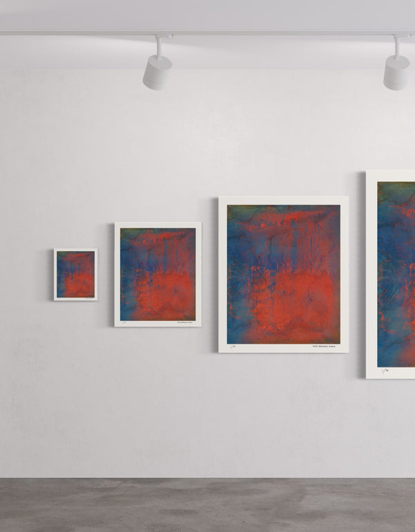 Opus is a Limited Edition Print by Seth B. Minkin, with majestic colors and textures, reflecting a powerful and harmonious composition.