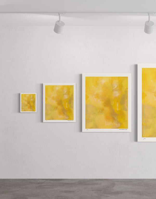 Screaming Yellow Zonker is a Limited Edition Print by Seth B. Minkin, with bold yellow tones and dynamic brushstrokes, capturing an exciting and energetic design.