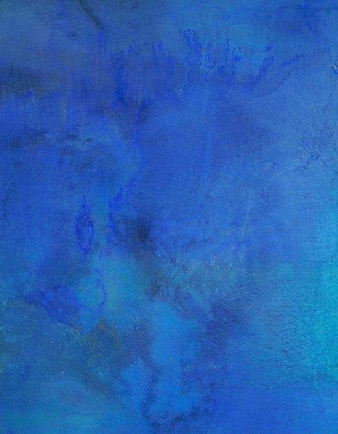 Versatile painting with golds, cobalt, and metallic pigments, celebrating water's beauty and its benefits to our overall well-being.