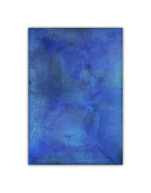 Versatile painting with golds, cobalt, and metallic pigments, celebrating water's beauty and its benefits to our overall well-being.