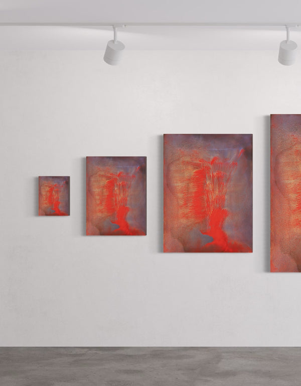 VOLCANO | framed giclee on canvas print